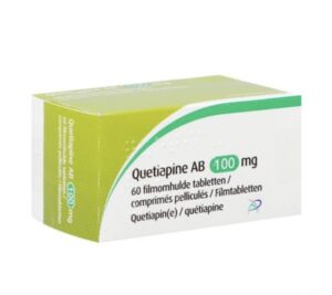 Doosje Quetiapine 100 mg van Aurobindo